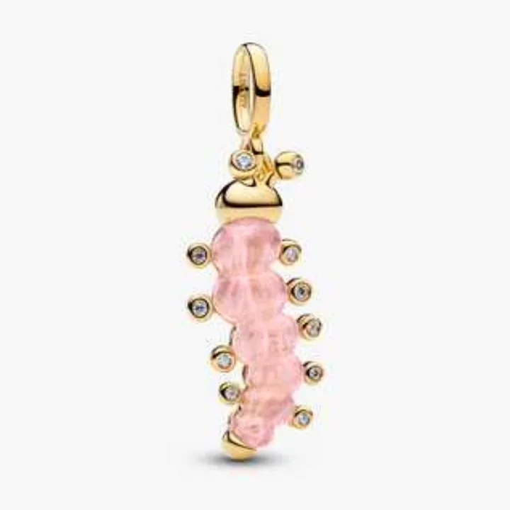 Charm وردي ذهبي